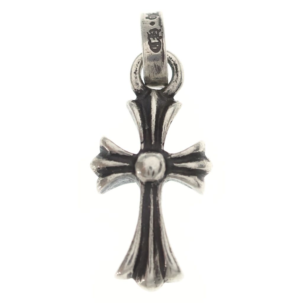Chrome Hearts Crs Baby Fat Cross Pendant Top Silver — view 2