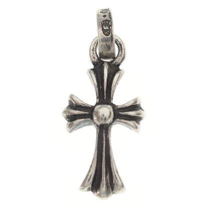 Chrome Hearts Crs Baby Fat Cross Pendant Top Silver — view 2