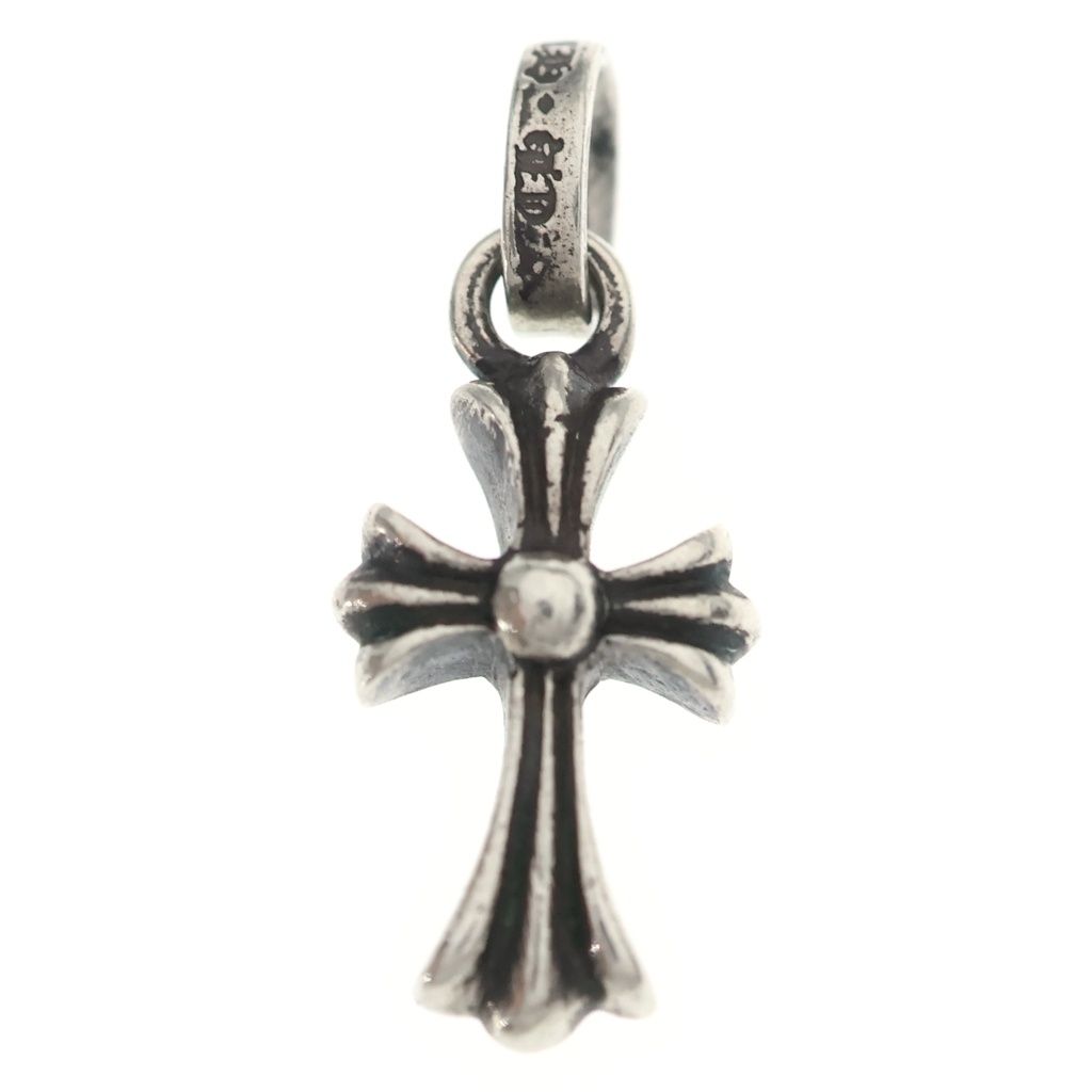 Chrome Hearts Crs Baby Fat Cross Pendant Top Silver