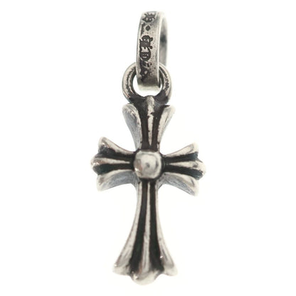 Chrome Hearts Crs Baby Fat Cross Pendant Top Silver