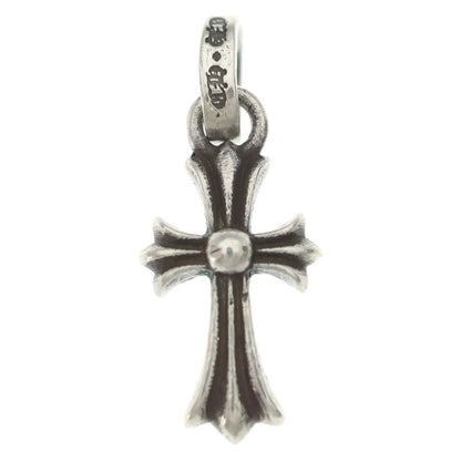 Chrome Hearts Crs Baby Fat Cross Pendant Top Silver
