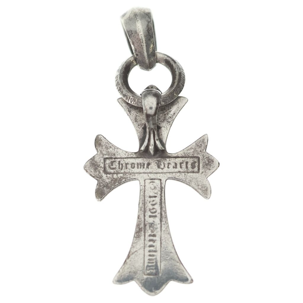 Chrome Hearts CH Crs Sml Bale Small CH Cross Pendant Top Silver — view 2