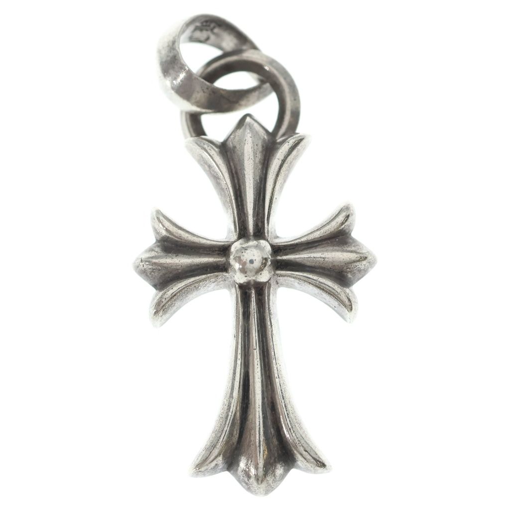 Chrome Hearts CH Crs Sml Bale Small CH Cross Pendant Top Silver