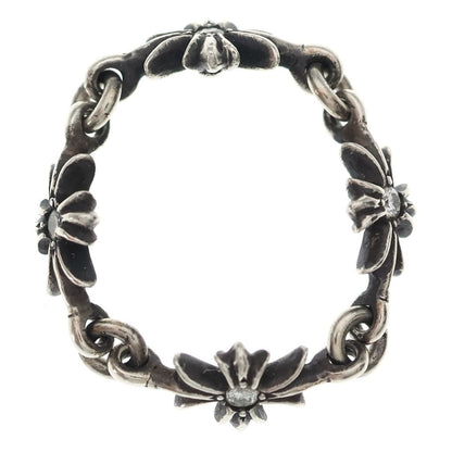 Chrome Hearts Tny CH Pls Dia Tiny CH Plus Diamond Ring Silver — view 5