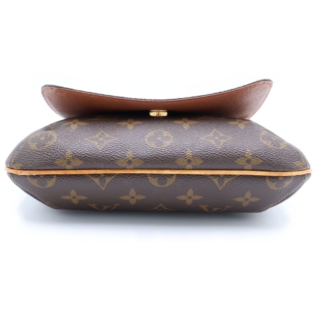 Louis Vuitton Monogram Musette Salsa Mini Shoulder Bag Brown Leather Gold — view 5