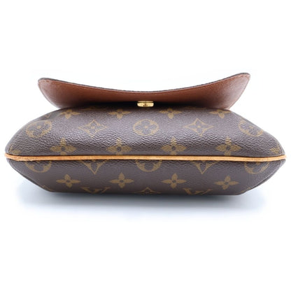 Louis Vuitton Monogram Musette Salsa Mini Shoulder Bag Brown Leather Gold — view 5