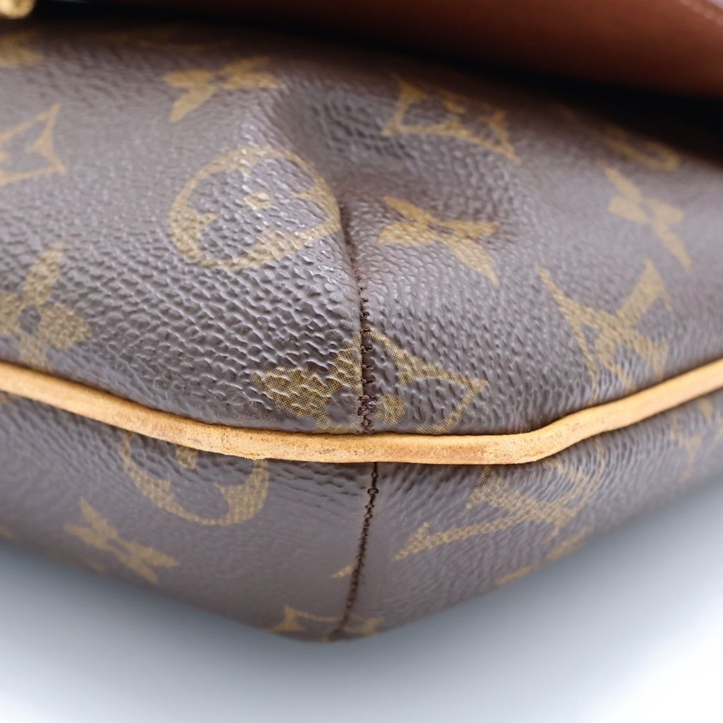 Louis Vuitton Monogram Musette Salsa Mini Shoulder Bag Brown Leather Gold — view 6