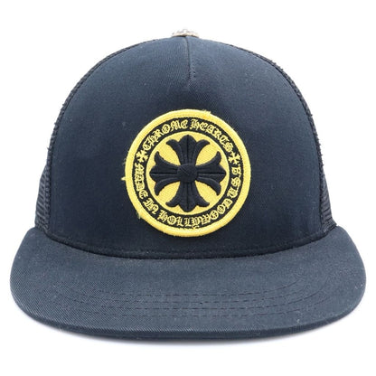 Chrome Hearts Trucker Cap Truck Khaki Cap CH Plus Patch with Cross Ball Mesh — view 4