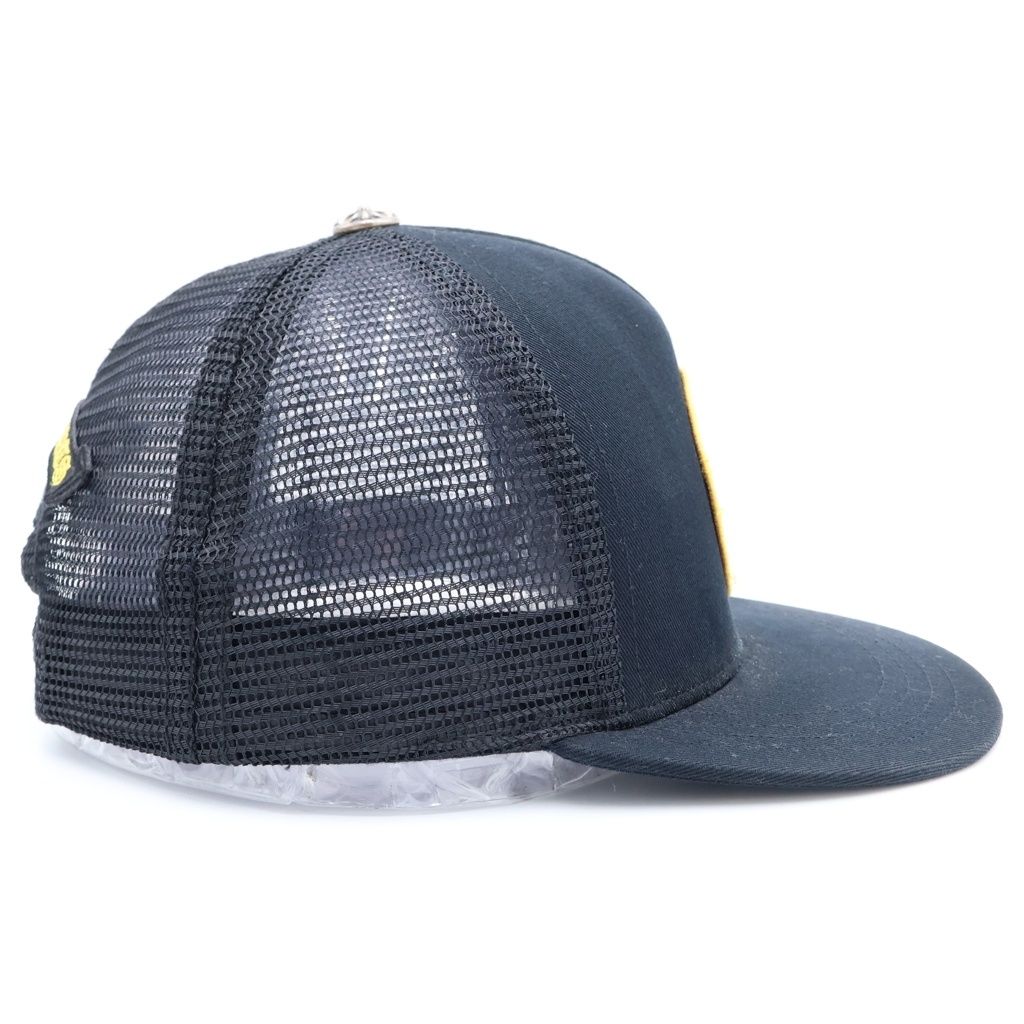 Chrome Hearts Trucker Cap Truck Khaki Cap CH Plus Patch with Cross Ball Mesh — view 3