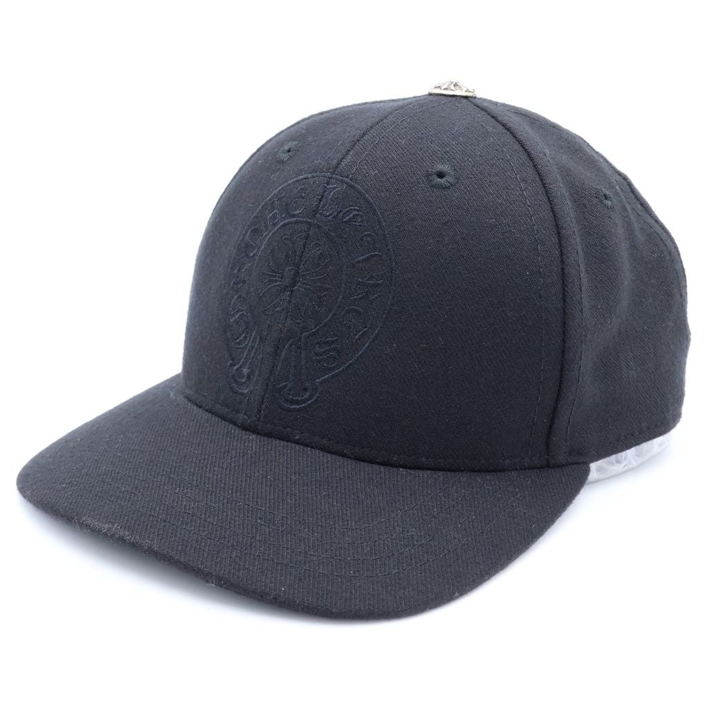 Chrome Hearts Tracker Cap Horse Shoe Embroidery with Cross Ball Truck Khaki Cap