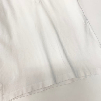 Celine Short Sleeve Polo Shirt Carriage Logo Embroidery Puff M White — view 5