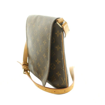Louis Vuitton Monogram Musette Salsa Longs Shoulder Bag Flap Brown — view 3