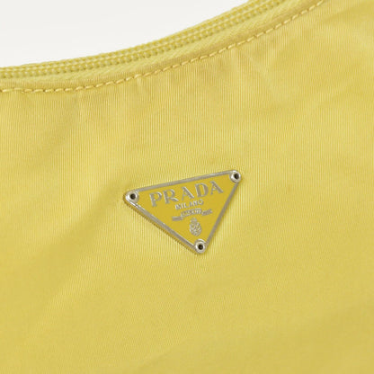 Prada Hand Handbag Mini Andbag Pouch Nylon Yellow — view 5