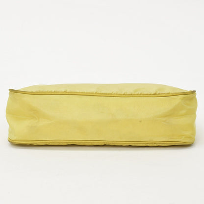 Prada Hand Handbag Mini Andbag Pouch Nylon Yellow — view 8