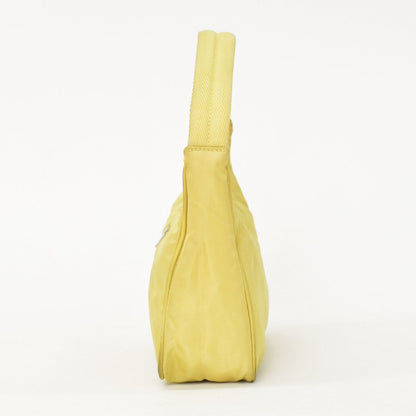 Prada Hand Handbag Mini Andbag Pouch Nylon Yellow — view 3