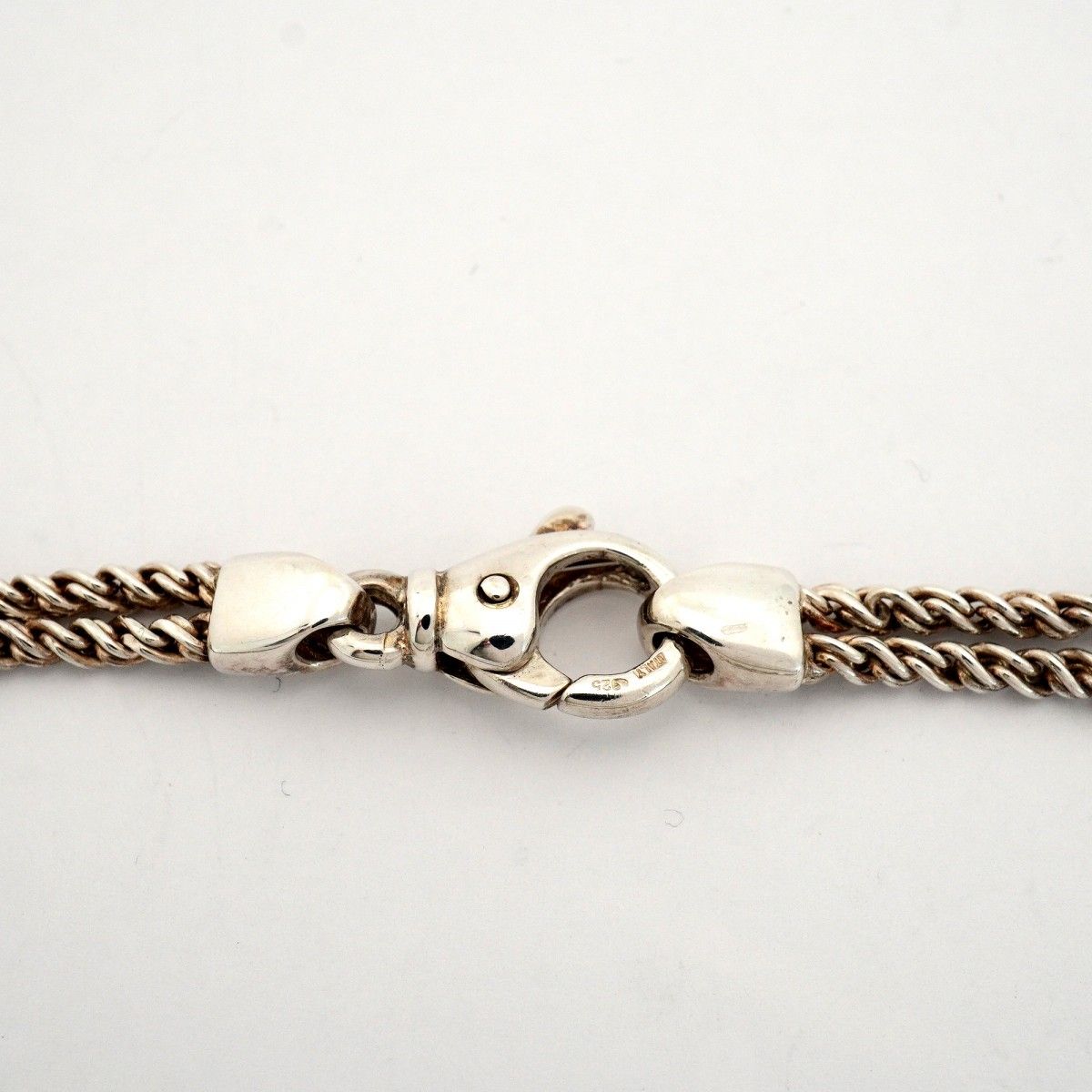 Tiffany & Co Necklace Double Rope Center Knot 925 Sterling Silver — view 4