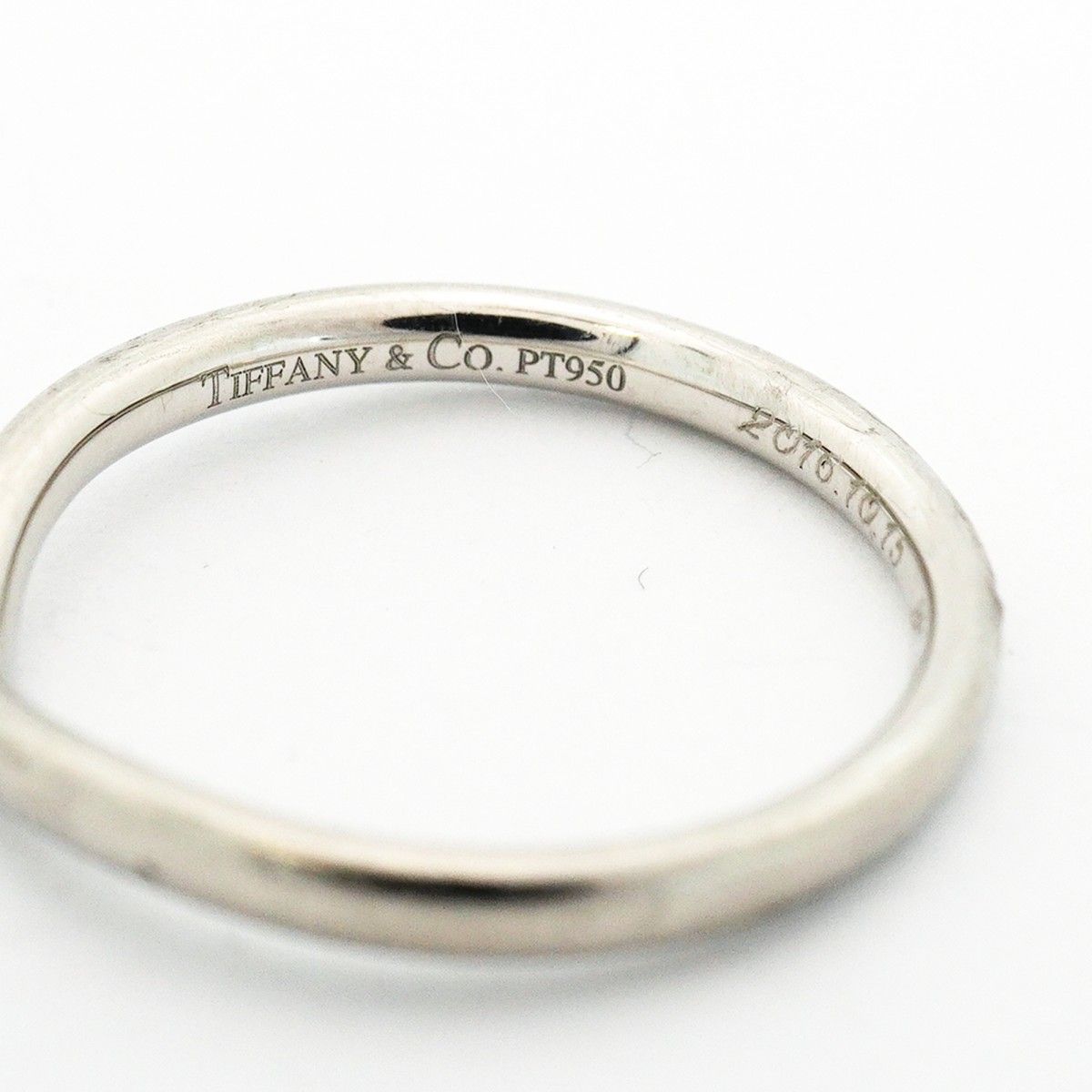 Tiffany & Co Ring Curved Band Platinum — view 4