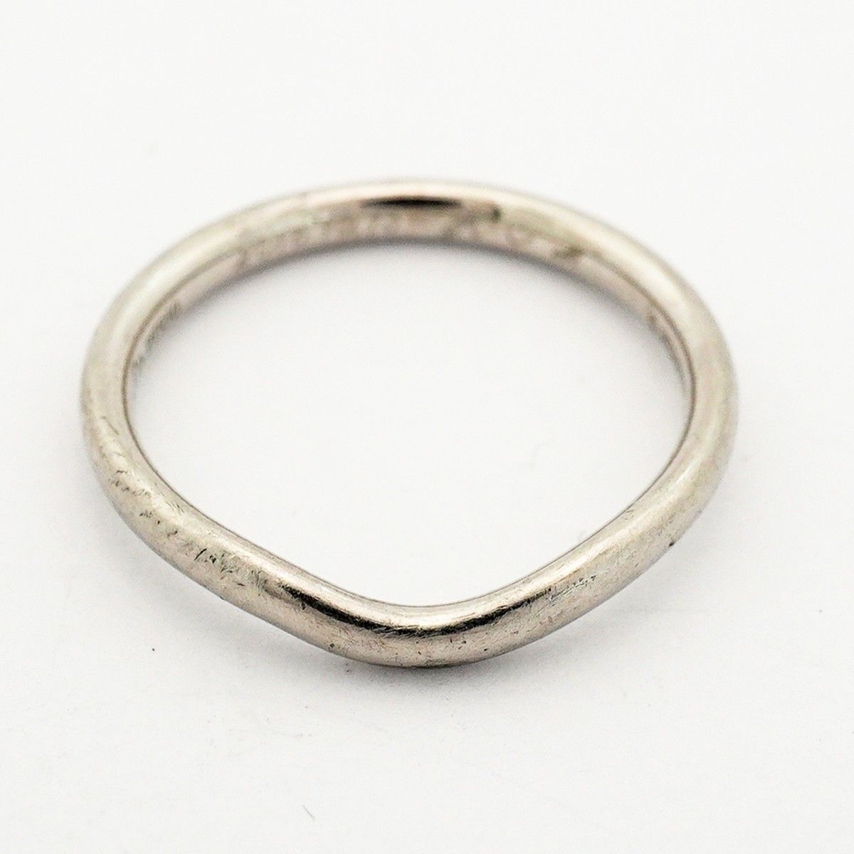 Tiffany & Co Ring Curved Band Platinum — view 3