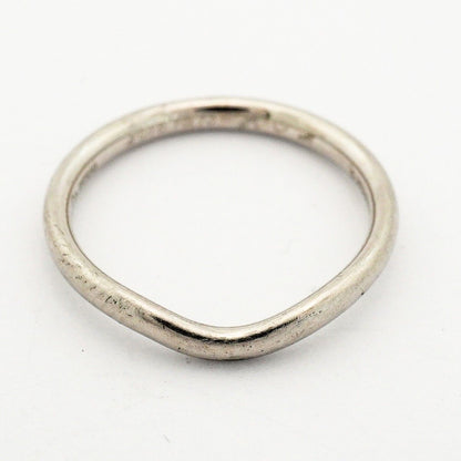 Tiffany & Co Ring Curved Band Platinum — view 3