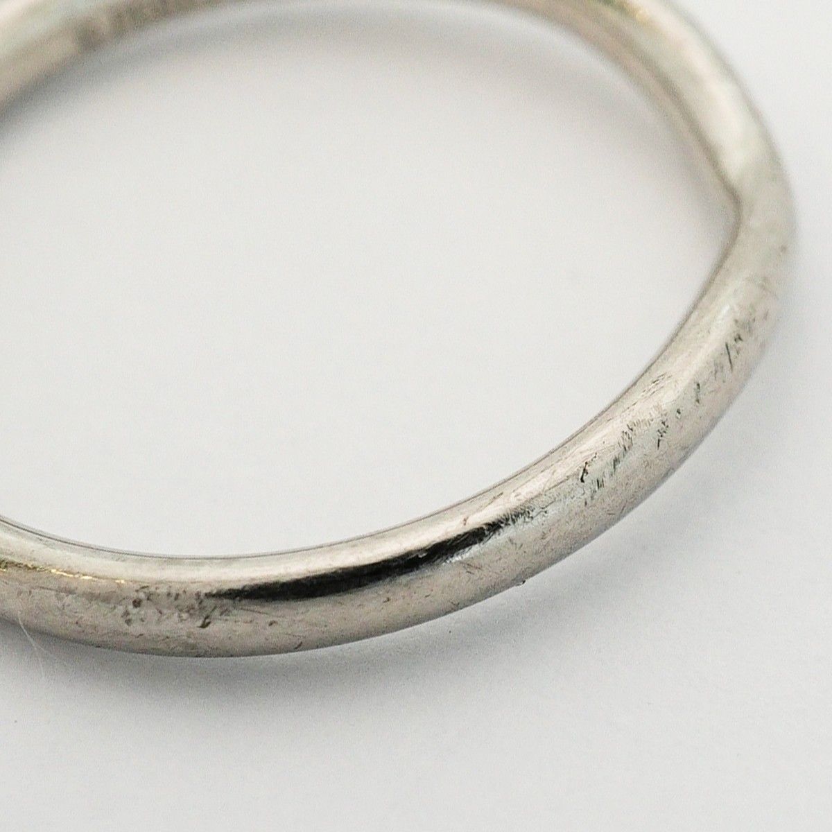 Tiffany & Co Ring Curved Band Platinum — view 9