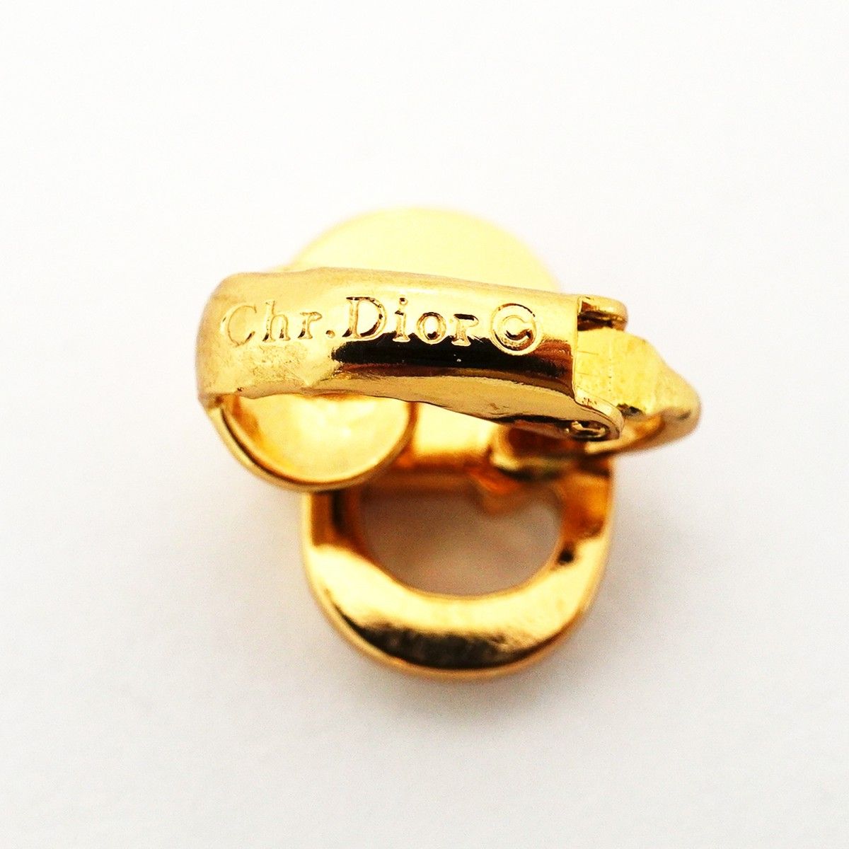 Dior Earrings CD Logo Gold Plated — view 4