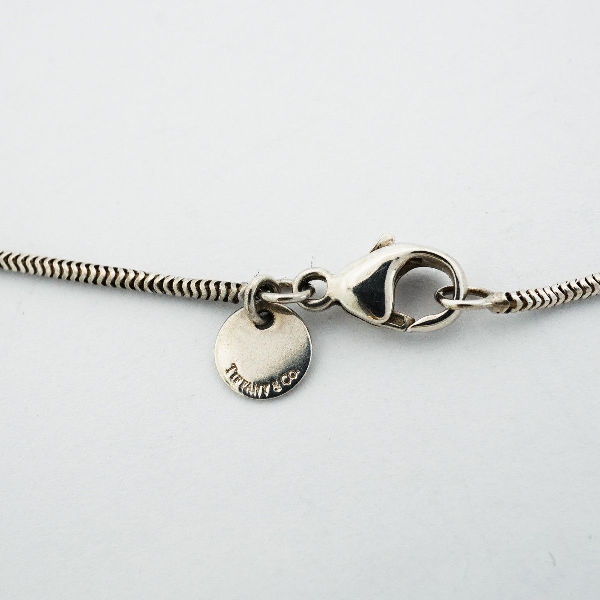 Tiffany & Co Necklace Initial M 925 Sterling Silver — view 4
