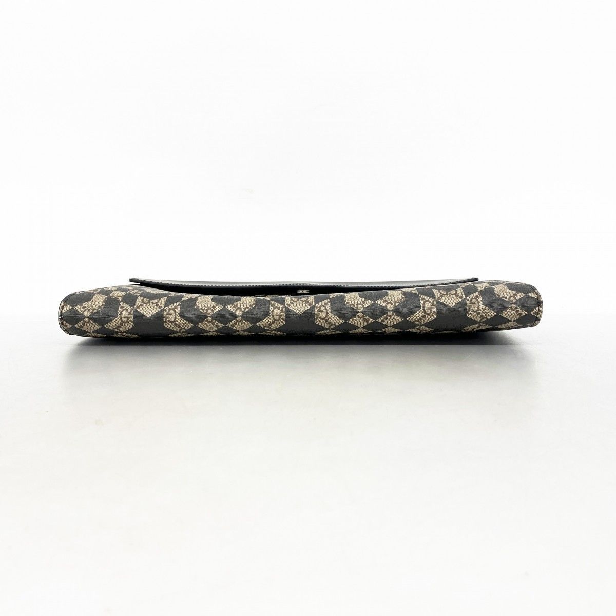 Gucci Clutch GG Supreme Carre Star Beige Black Silver — view 3