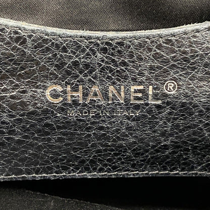 Chanel Tote on the Road Leather Black Silver — view 5