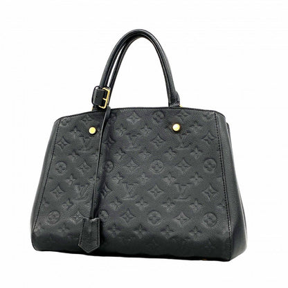 Louis Vuitton Handbag Monogram Empreinte Montaigne MM Noir