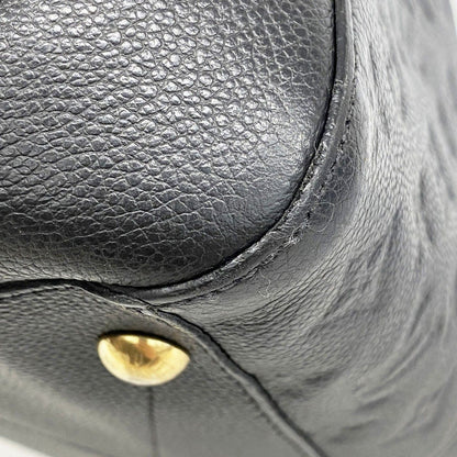 Louis Vuitton Handbag Monogram Empreinte Montaigne MM Noir — view 6