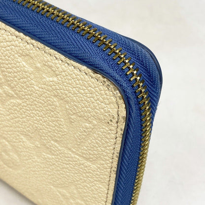 Louis Vuitton Wallet Monogram Empreinte Zippy Cles Mu Blue Jean — view 6