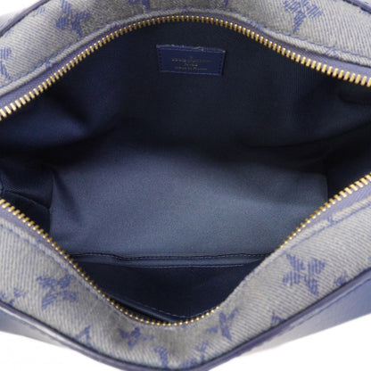 Louis Vuitton Shoulder Bag Monogram Denim Soft Trunk Navy — view 4