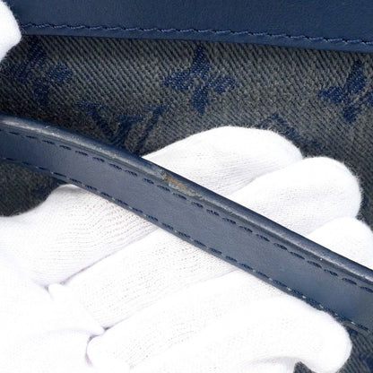 Louis Vuitton Shoulder Bag Monogram Denim Soft Trunk Navy — view 7