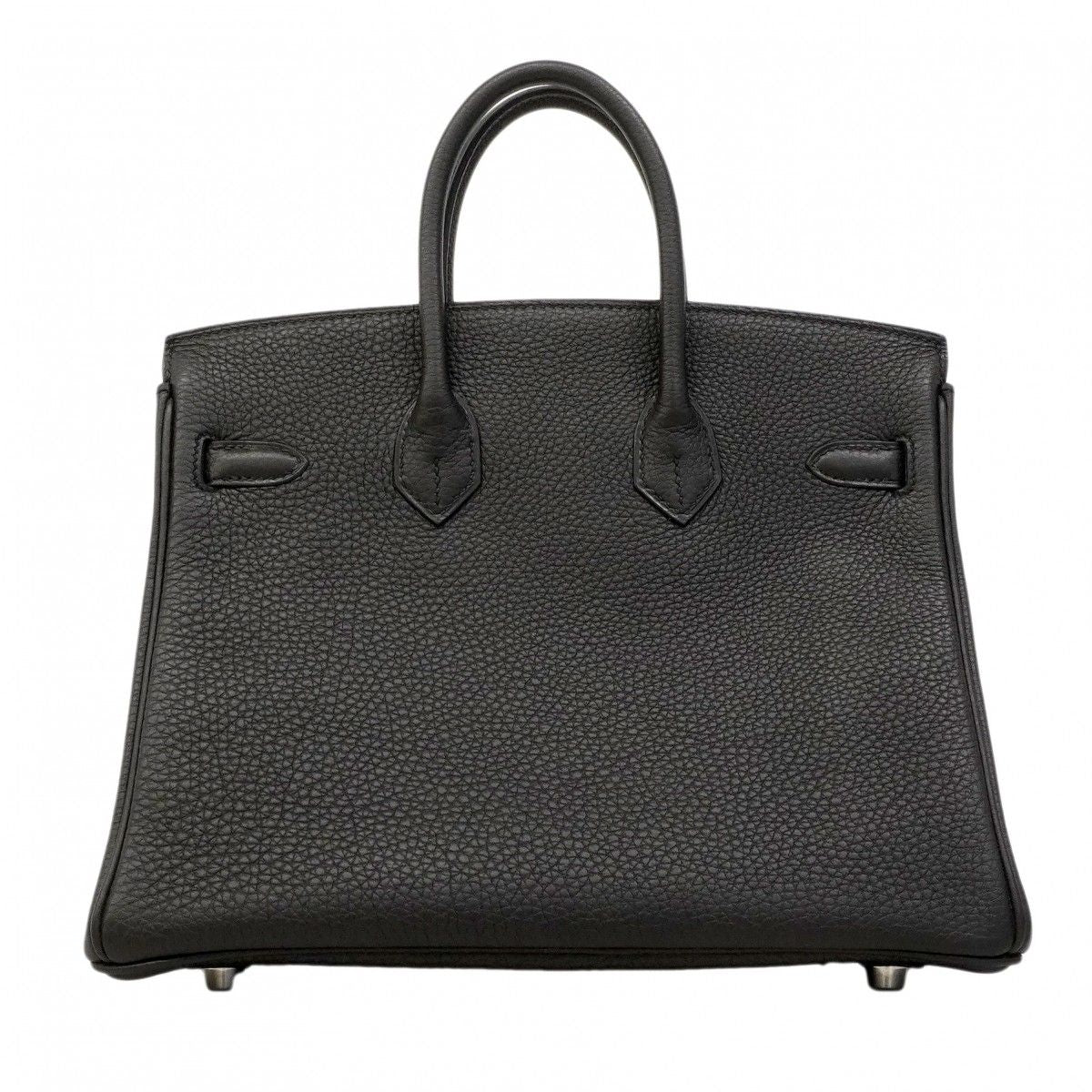 Hermes Handbag Birkin 25 Togo Black Silver — view 8