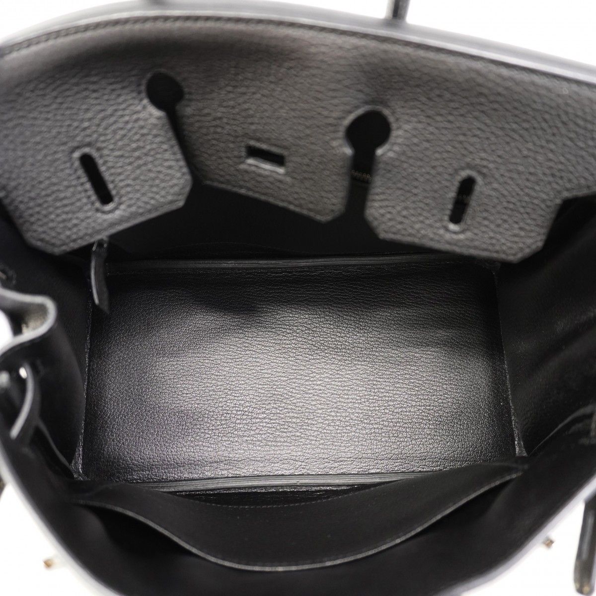 Hermes Handbag Birkin 25 Togo Black Silver — view 4