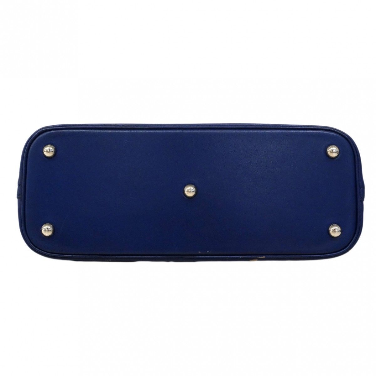 Hermes Handbag Bolide 31 Box Calf Blue Domalt Silver — view 3