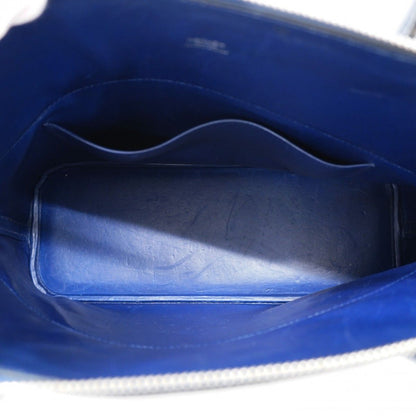 Hermes Handbag Bolide 31 Box Calf Blue Domalt Silver — view 4