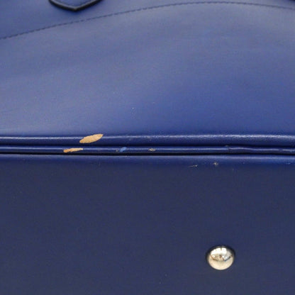 Hermes Handbag Bolide 31 Box Calf Blue Domalt Silver — view 7