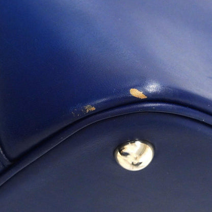 Hermes Handbag Bolide 31 Box Calf Blue Domalt Silver — view 6