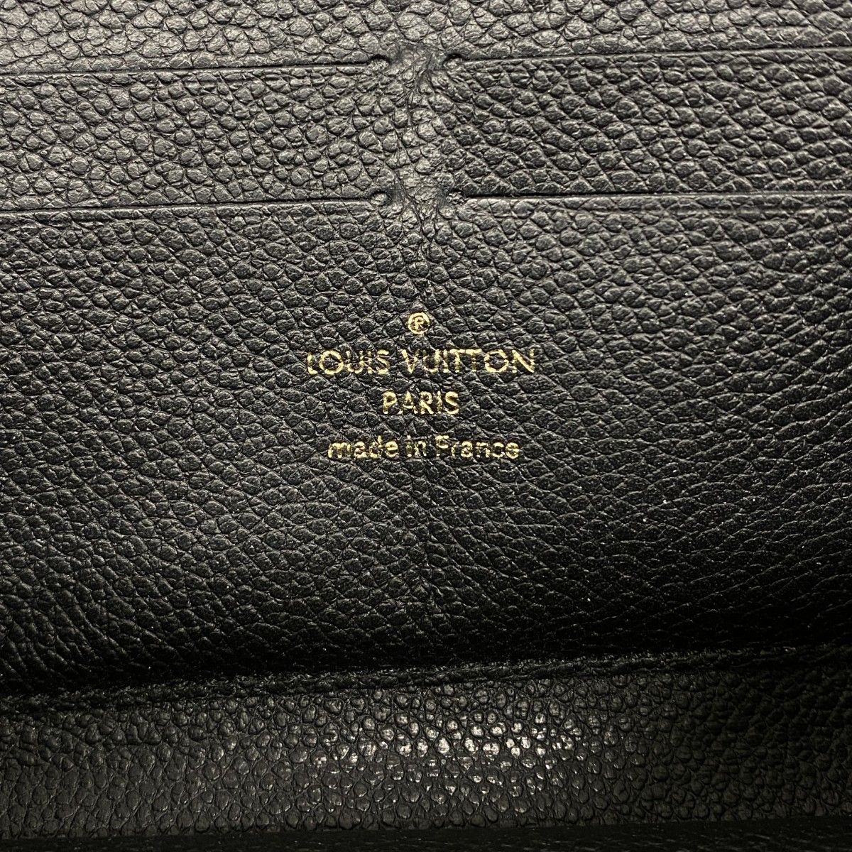 Louis Vuitton Wallet Monogram Empreinte Zippy Noir — view 4