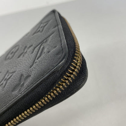 Louis Vuitton Wallet Monogram Empreinte Zippy Noir — view 8