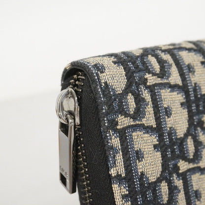 Dior Wallet Oak Canvas Navy Silver — view 6