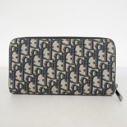 Dior Wallet Oak Canvas Navy Silver — view 7