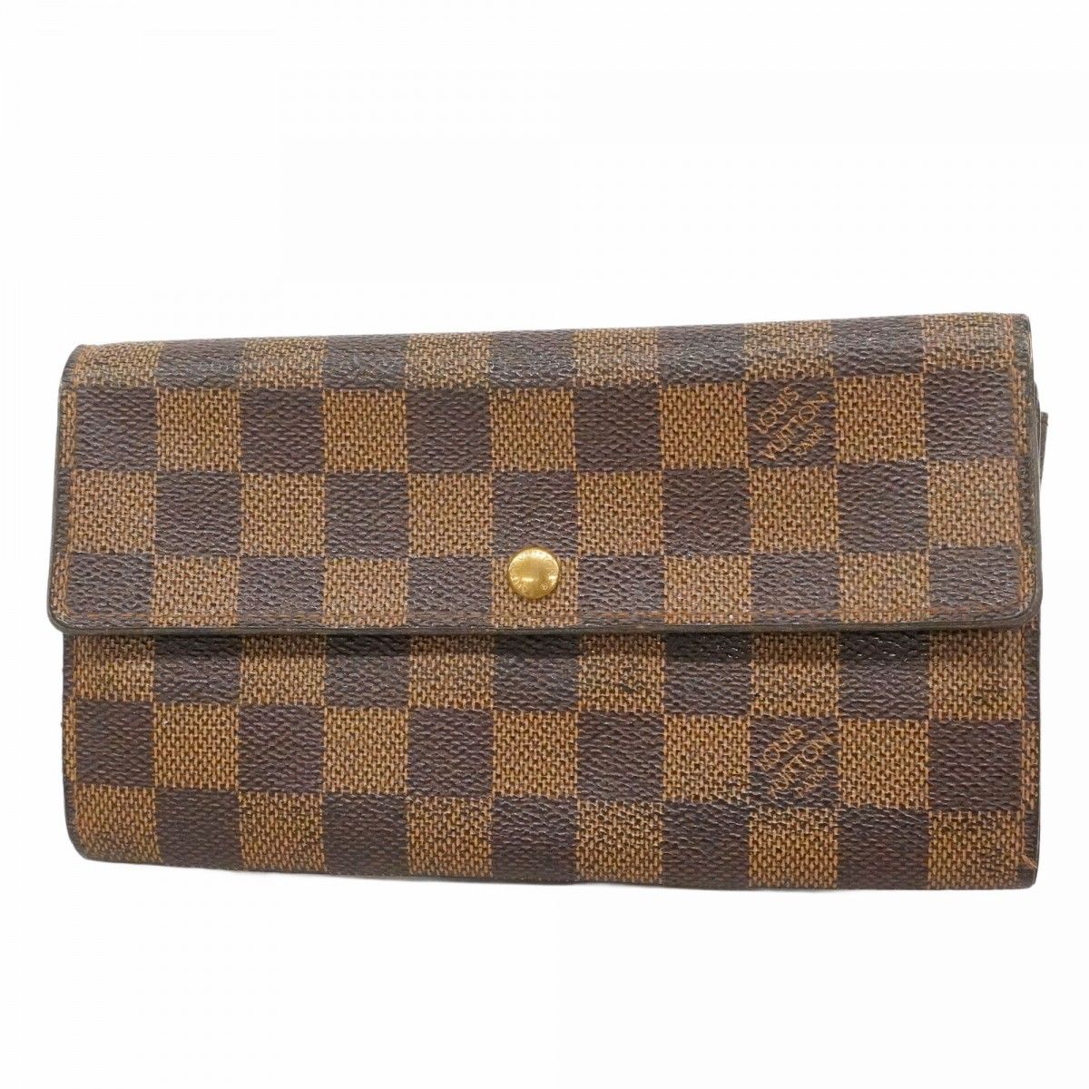 Louis Vuitton Wallet Damier Pochette Porte-Monnaie Cles Ebene