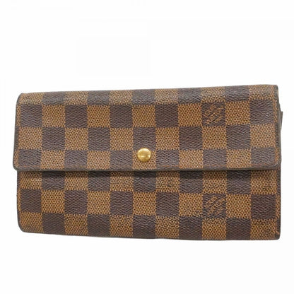 Louis Vuitton Wallet Damier Pochette Porte-Monnaie Cles Ebene