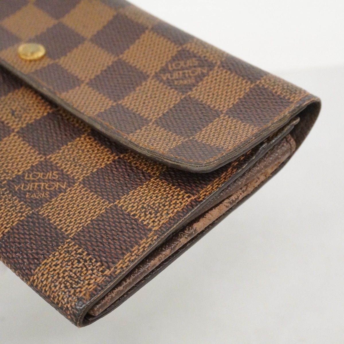 Louis Vuitton Wallet Damier Pochette Porte-Monnaie Cles Ebene — view 8