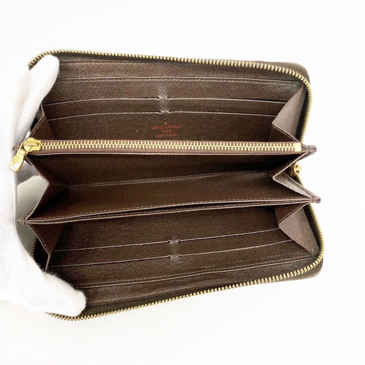 Louis Vuitton Wallet Damier Zippy Ebene — view 3
