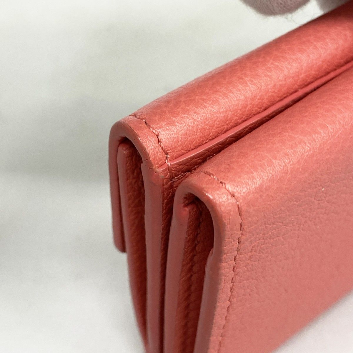 Louis Vuitton Trifold Wallet Portefeuille Lock Mini Hot Pink Cles Diss — view 6