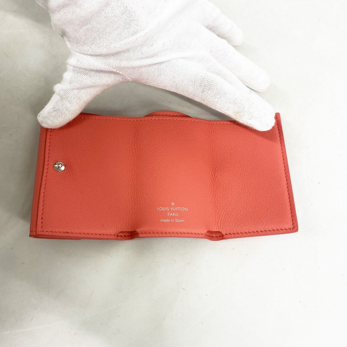 Louis Vuitton Trifold Wallet Portefeuille Lock Mini Hot Pink Cles Diss — view 3