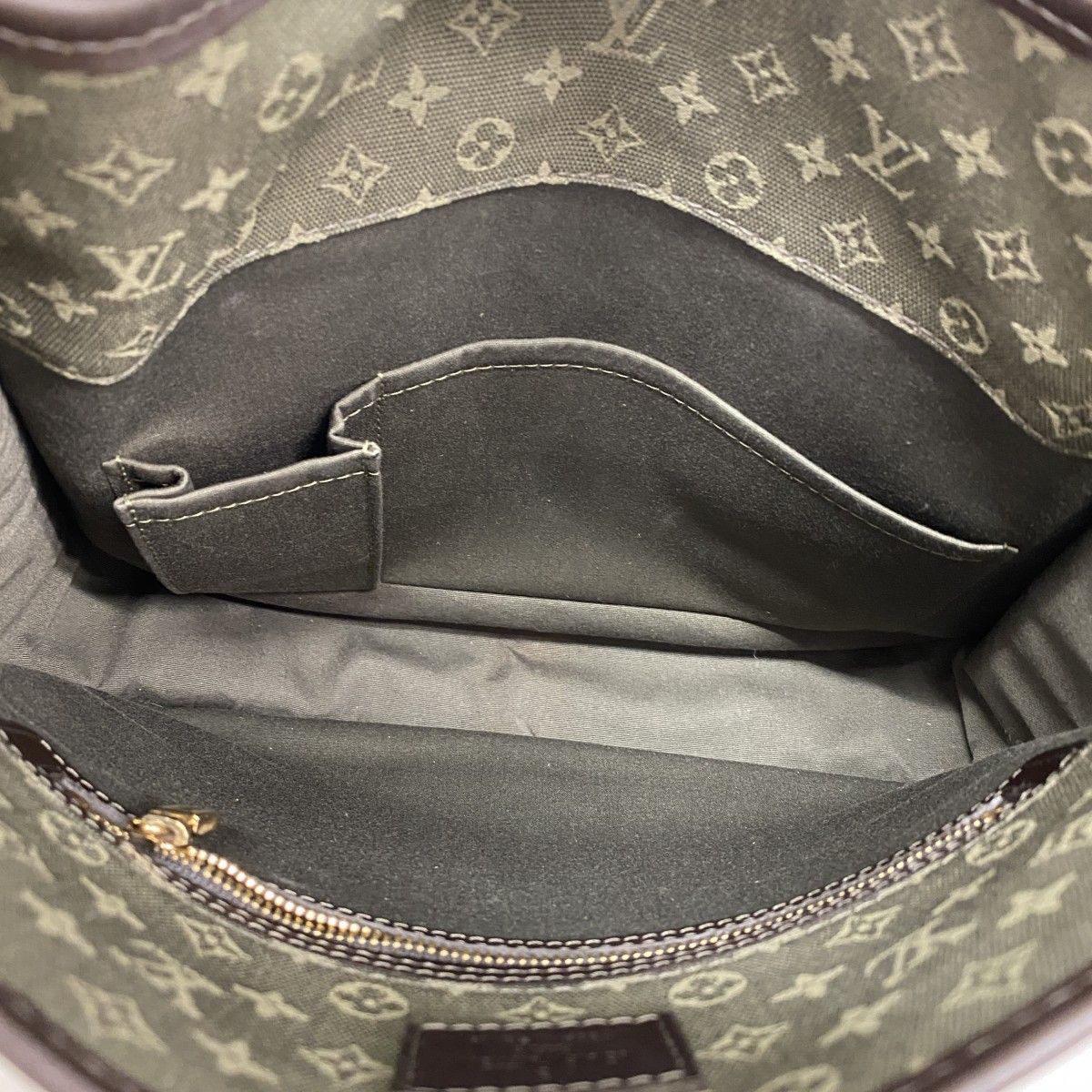 Louis Vuitton Shoulder Bag Monogram Mini Besace Marie Kate Khaki — view 4